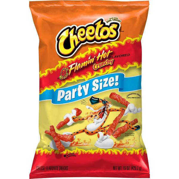 Cheetos Flamin' Hot Pepper Puffs 7oz : Snacks fast delivery by App