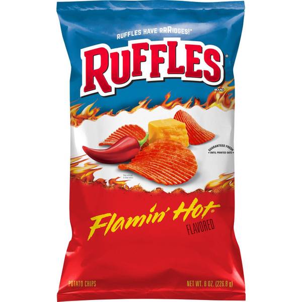 Ruffles 8 oz Flamin Hot Chips 51722 Blain's Farm & Fleet