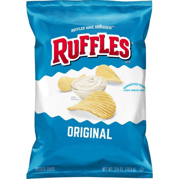 Ruffles 2.5 oz Original Chips - 32445 | Blain's Farm & Fleet