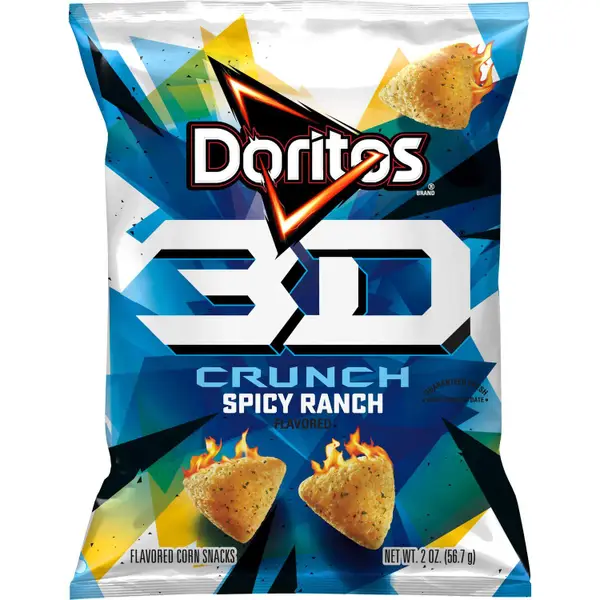 Doritos Flavored Tortilla Chips, Cool Ranch, 1.75 Ounce (Pack of