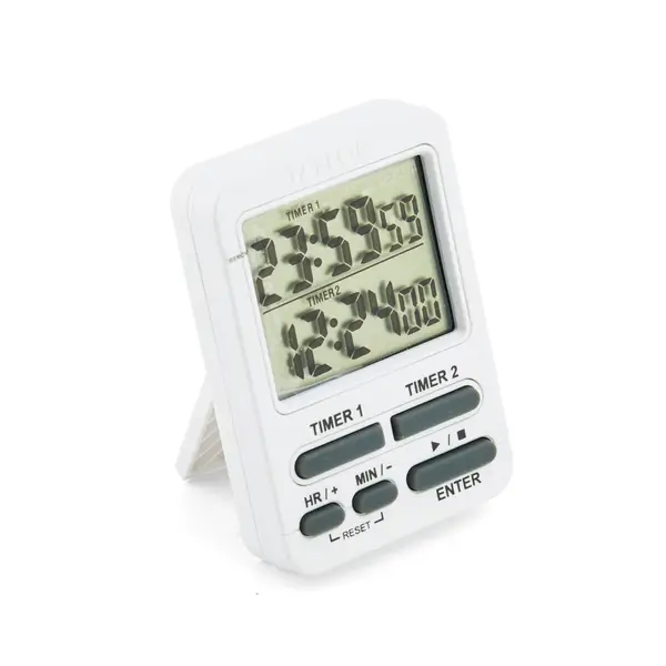 Taylor Duel Event Digital Timer Clock - White, 1 ct - King Soopers