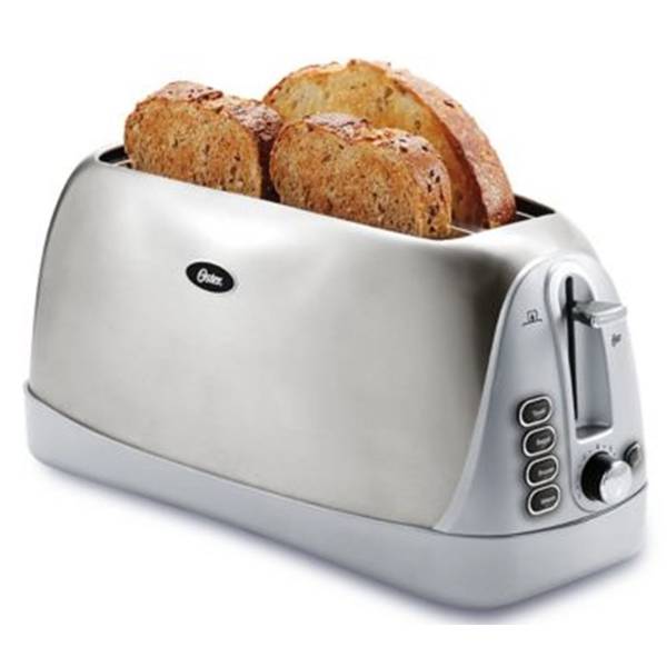 READ Stainless Steel 4 Slice Toaster with Bagel Setting Black And Decker