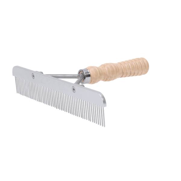 Photo of Blunt Tooth Comb with Wood Handle and Stainless Steel Replacement Blade