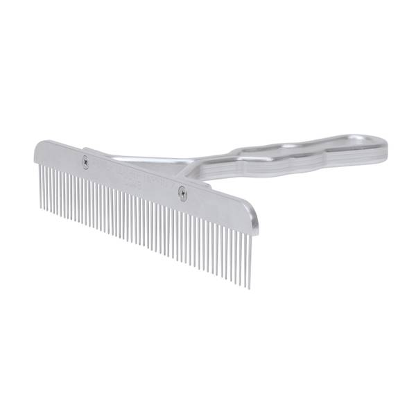 Weaver Livestock Show Comb with Aluminum Handle and Replaceable Stainless Steel Blade