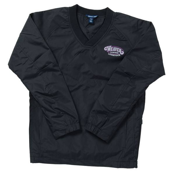 Weaver Livestock Black & Purple Youth Wash Pullover Jacket