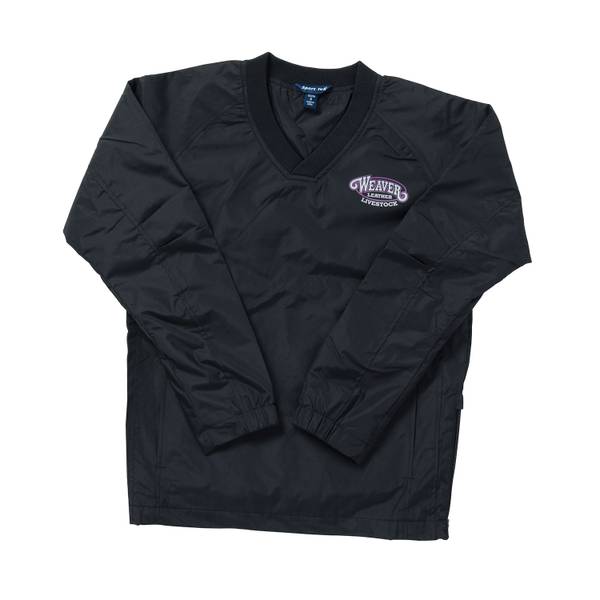 Weaver Livestock Black & Purple Youth Wash Pullover Jacket