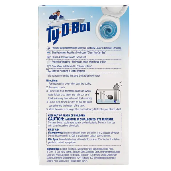 Ty D Bol 5 Pack Blue Bleach Tablets 395040.10 Blain s Farm Fleet