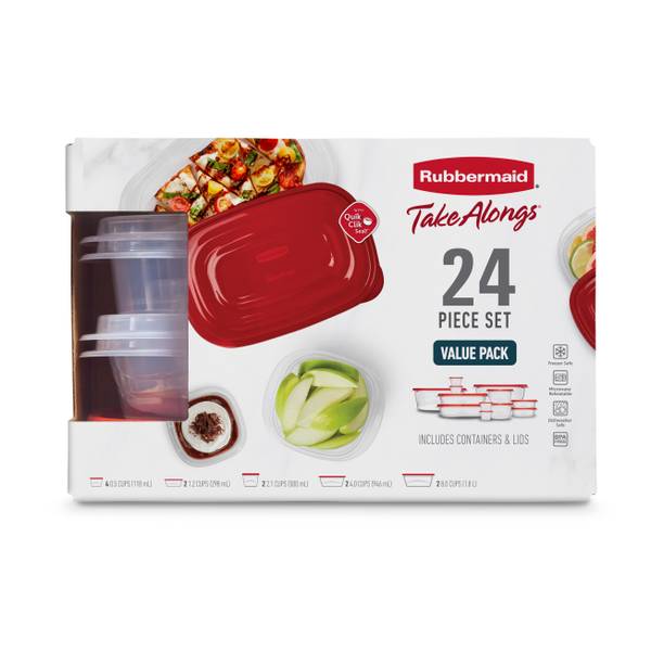 rubbermaid takealongs food storage set