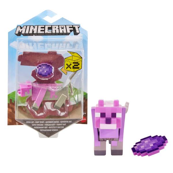 Minecraft Craft-a-Block 2-Pk Figures, Character Figures Based on the Video  Game (Styles May Vary) 