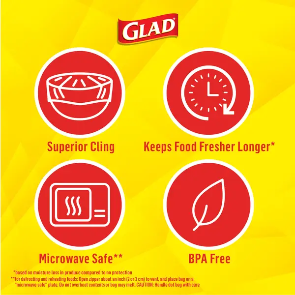 Glad Holiday Cling Wrap Plastic Wrap - Green - 200Sq Ft (Pack Of 2