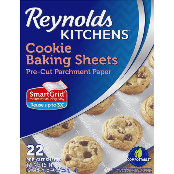 Reynolds Kitchens Parchment Paper (SmartGrid, Non-Stick, 45 Square