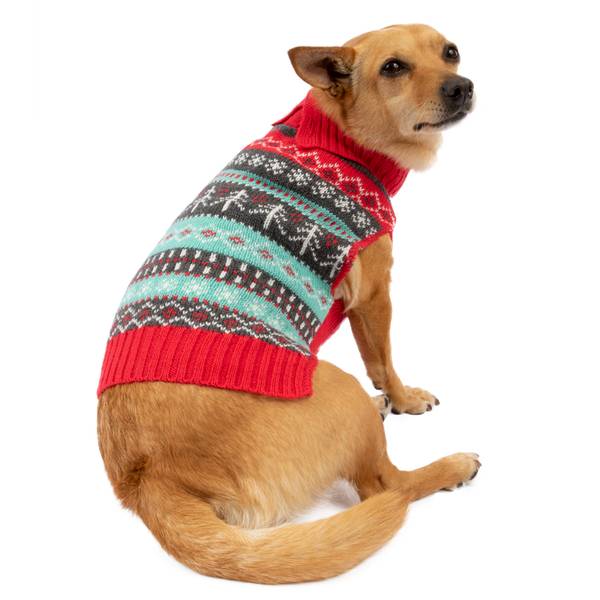 puppy holiday sweater