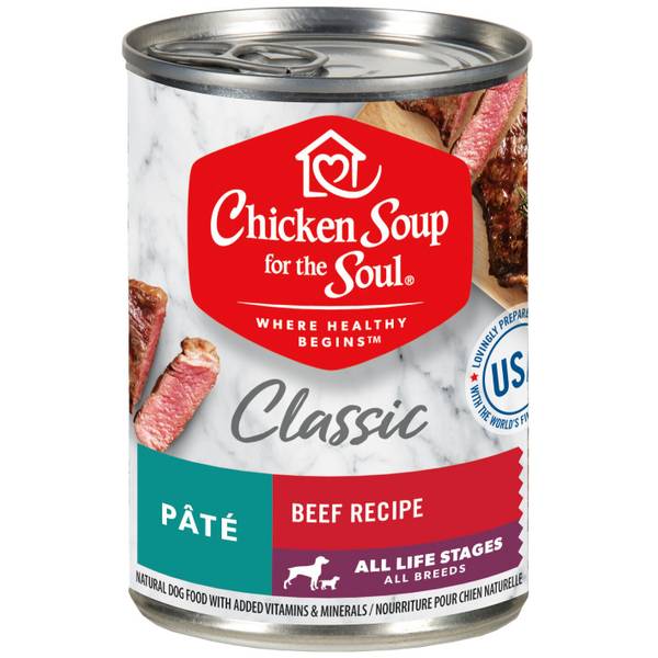 Chicken Soup for the Soul 13 oz Classic Dog Beef Recipe Canned Dog Food