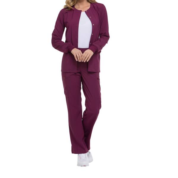 Photo of Women's Snap Front Warm-Up Scrub Jacket