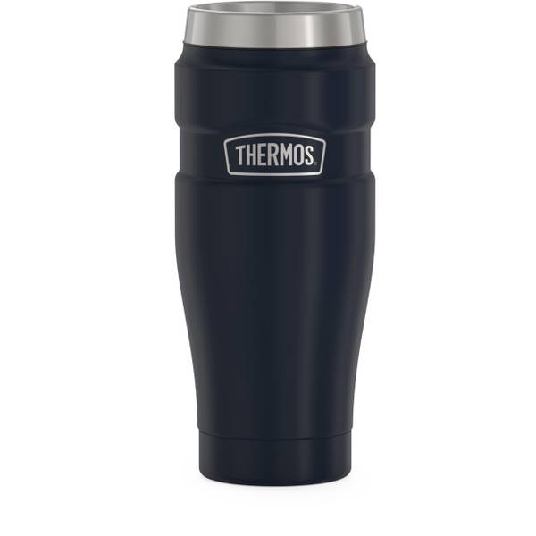Thermos Stainless Steel King Travel Tumbler, 16 oz, Midnight Blue