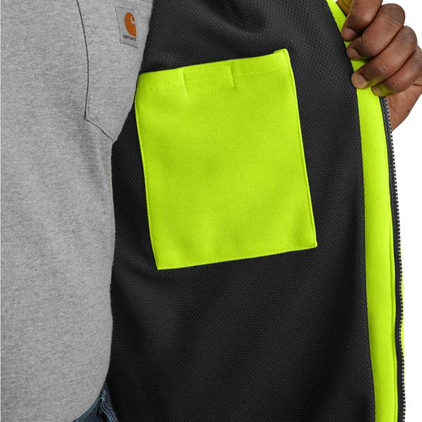 Carhartt Men's Hi Vis Class 3 Thermal Zip Hoodie - 104988-BLM-S | Blain's  Farm u0026 Fleet