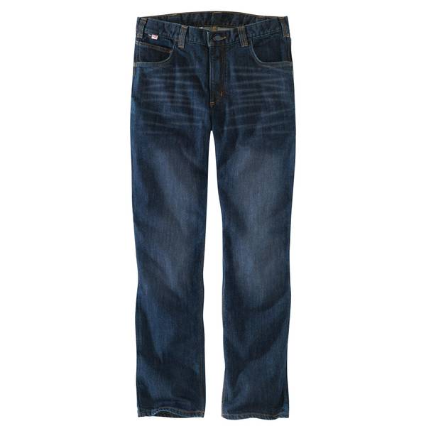 Men's Flame-Resistant Rugged Flex Straight Fit 5-Pocket Jeans
