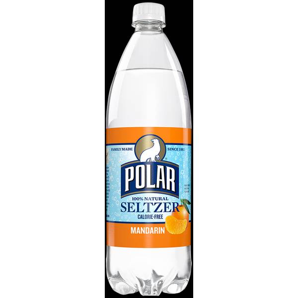 Polar Seltzer 1L Mandarin Water - 10138407 | Blain's Farm & Fleet