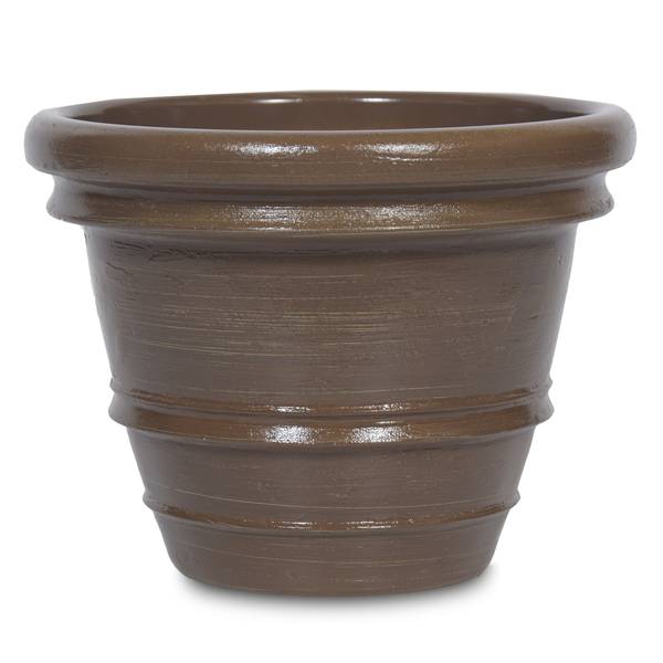 Grosfillex Tuscany 12" Decorative Resin Planter US535612 Blain's