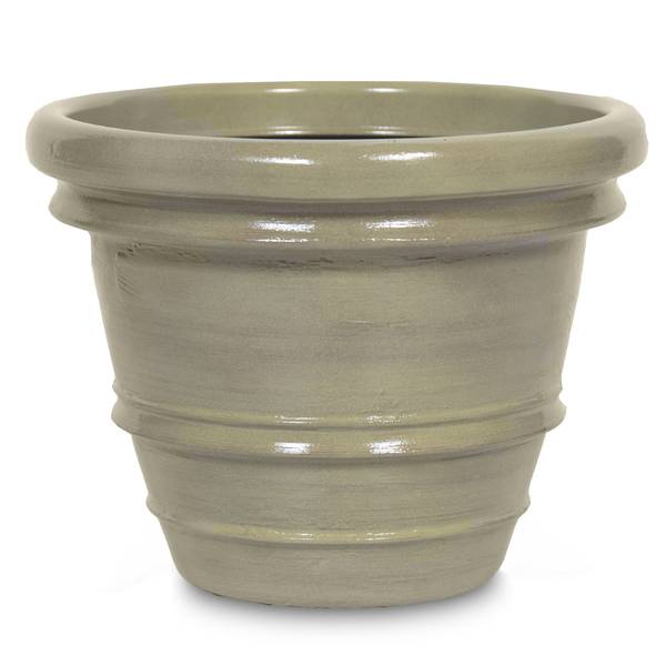 Grosfillex Tuscany 12" Decorative Resin Planter US535610 Blain's Farm & Fleet