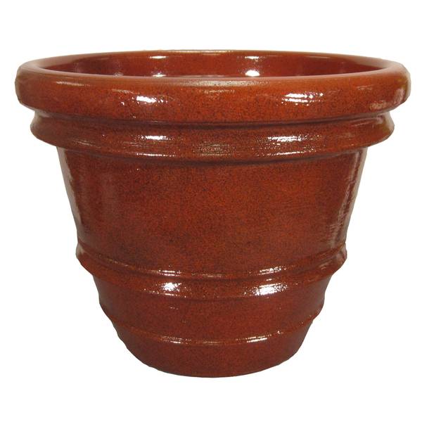 Grosfillex Tuscany 12" Decorative Resin Planter US535021 Blain's