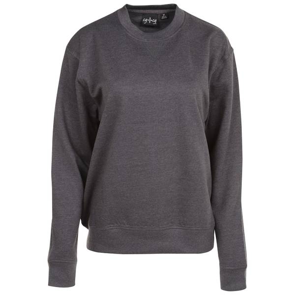 CG CG Women's Fleece Crew Sweatshirt, Charcoal, 2X 79720026CGX2X