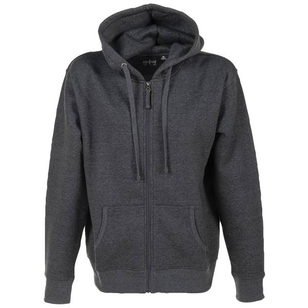 Chicago Cubs Women's Plus Size Full-Zip Hoodie - Heathered Charcoal