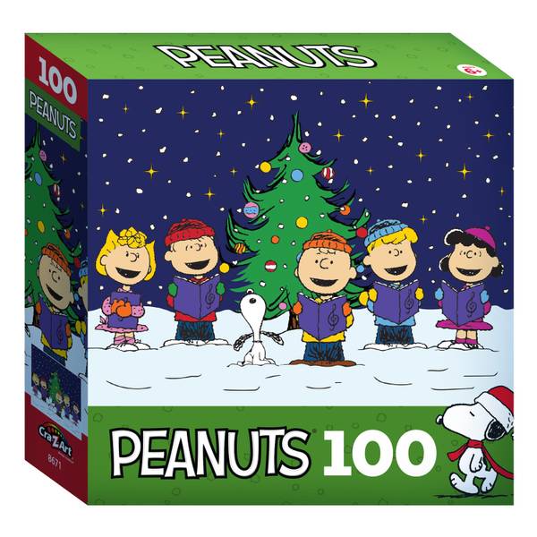 CraZArt 100Piece Peanuts Christmas Jigsaw Puzzle Assortment 8671AA