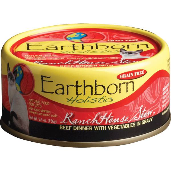 Earthborn 5.5 oz Grain Free Ranch House Stew Cat Food