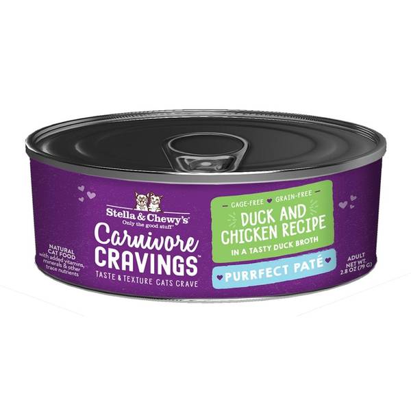 Photo of Carnivore Cravings Purrfect Duck & Chicken Pate, 2.8 oz, High Protein