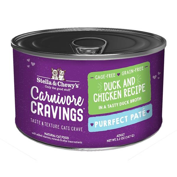 Photo of Carnivore Cravings Purrfect Duck & Chicken Pate, 5.2 oz, High Protein