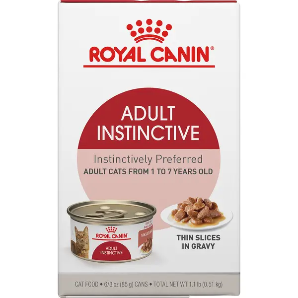 Royal Canin 6 Pack 3 oz Feline Health Nutrition Adult Instinctive