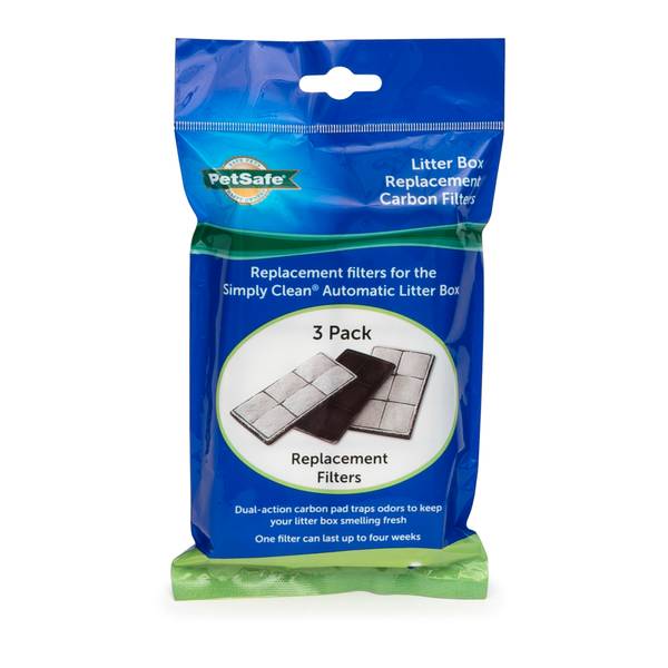 PetSafe Litter Box Replacement Carbon Filters, 3Pack PTS16545