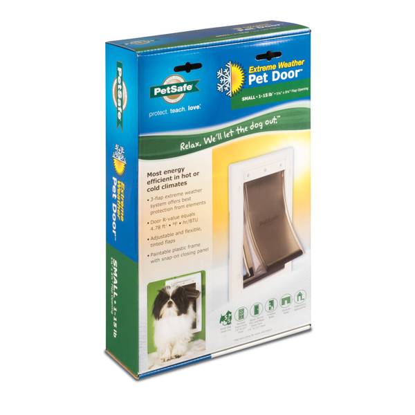 Extreme weather hotsell pet door large