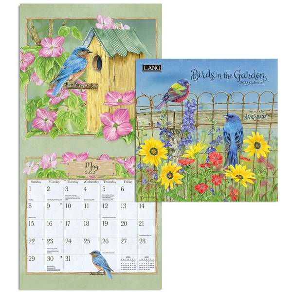 Lang Lang Birds In The Garden 2022 Mini Wall Calendar 22991079268