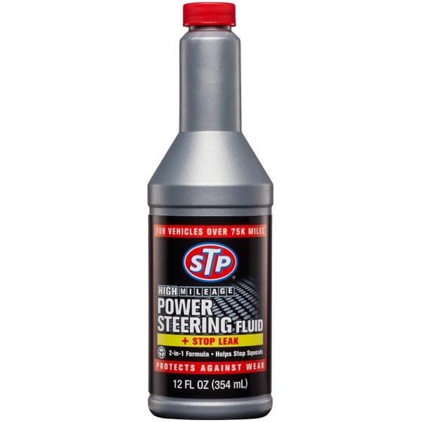 STP High Mileage Power Steering Fluid + Stop Leak - 18666 | Blain's ...