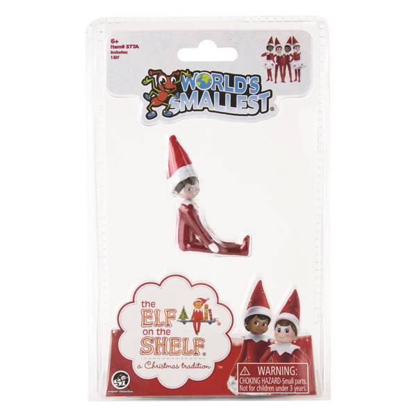 World's Smallest Elf on the Shelf Red