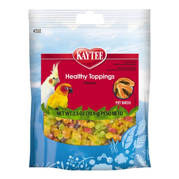 Kaytee Healthy Toppings Natural Papaya for Pet Birds KTE94266