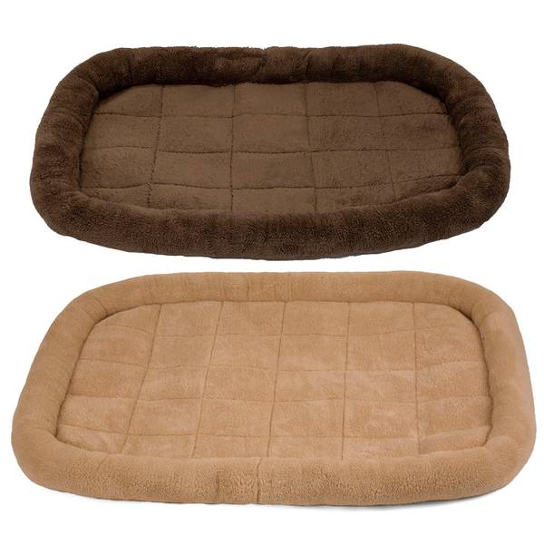 Cozy Pet 47" x 29" Plush Bolster Crate Mat DMC01317 Blain's Farm
