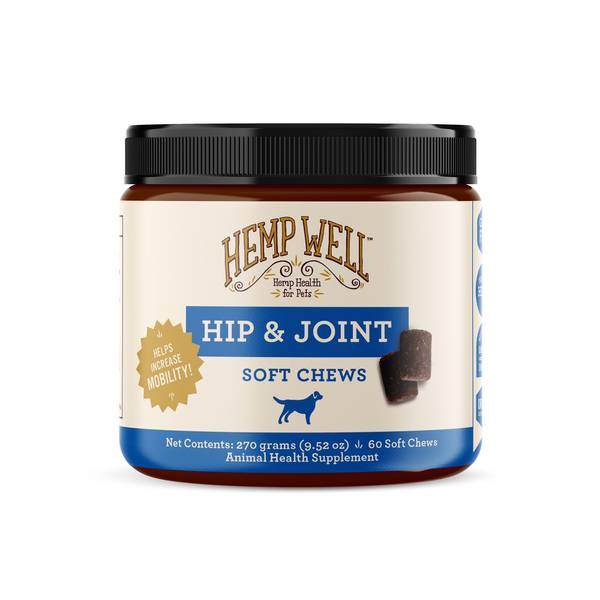 Hemp Well 60-Count Hip and Joint Dog Soft Chews - HPW00664 | Blain's ...