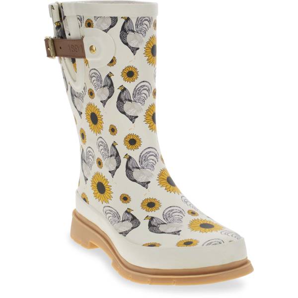 Western Chief Women's Rooster Rise Mid Rain Boot - 21105200P-9 | Blain ...