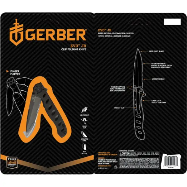 Gerber Evo Jr Folding Knife - 22-41493 | Blain's Farm & Fleet