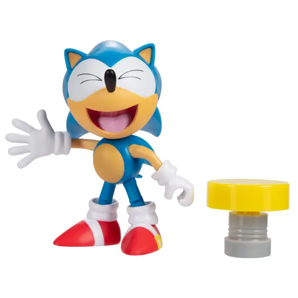  Sonic The Hedgehog 4-Inch Action Figure Mecha Sonic with Spike  Trap Collectible Toy : Toys & Games