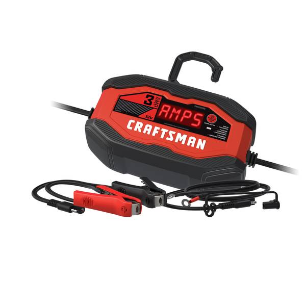 Craftsman 3A 12V Fully Automatic Battery Charger/Maintainer - CMXCESM260 |  Blain's Farm & Fleet