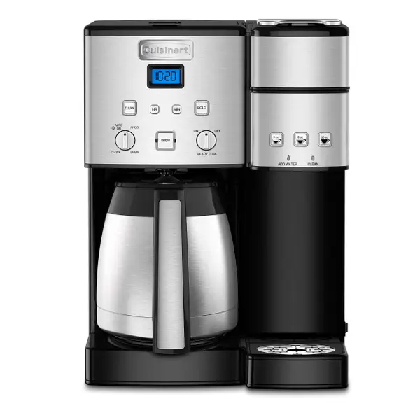 Cuisinart Grind and Brew Plus review: Carafe and pods together