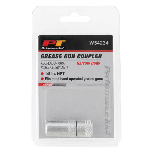 Performance Tool Small Diameter Grease Gun Coupler W54234 Blain's