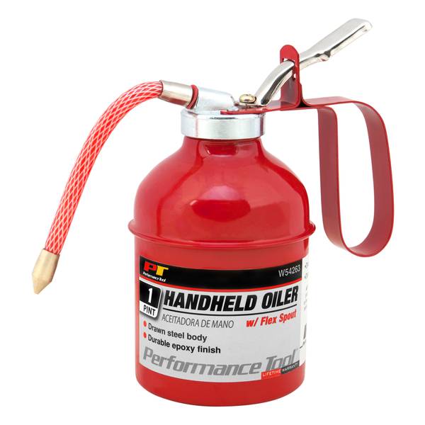 Photo of 1 Pint Handheld Pump Oiler with Flex Spout