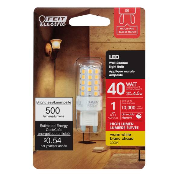 LED Bulb G9, dimmable 