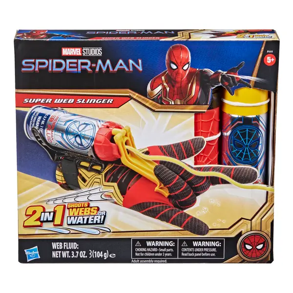  Marvel NERF Spider-Man Thwip-Tech Blaster, Includes 3