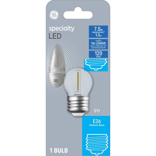 Ge Specialty Led 8 Watt Eq 3 In S11, Soft White Led Night Light Bulb